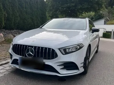 Gebraucht Mercedes A180 AMG line 122 PS (89 kW) 2020 Weiß Limousine