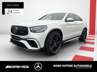 Gebraucht Mercedes GLC63 AMG AMG 510 PS (375 kW) 2021 Designo diamantweiß bright Coupé
