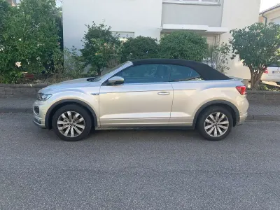 Gebraucht VW T-Roc Cabriolet R-line 150 PS (110 kW) 2021 Silber Cabrio