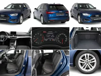 Gebraucht Audi A4 Advanced 204 PS (150 kW) 2022 Blau Kombi