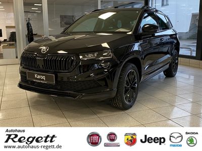 gebraucht Skoda Karoq Sportline 4x4 2.0 TDI EU6d*Allrad*AD*AHK*Nav