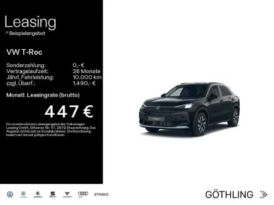 Neu VW T-Roc Life 150 PS (110 kW) 2026 Grenadillschwarz metallic SUV