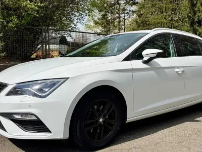 Używany Seat Leon FR 125 KM (91 kW) 2017 Biały Sedan/Limuzyna