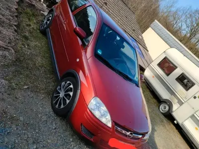 Gebraucht Opel Corsa Basis 60 PS (44 kW) 2006 Rot Kleinwagen