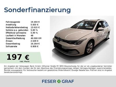 Gebraucht VW Golf VIII Life 150 PS (110 kW) 2023 Pure white Kombi