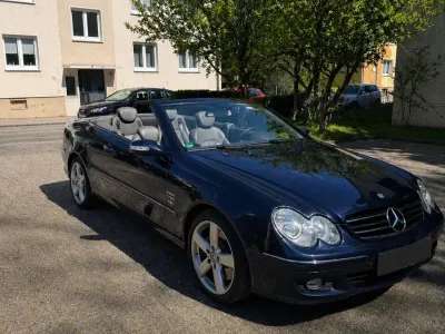 Used Mercedes CLK280 231 HP (169 kW) 2007 Blue Cabriolet