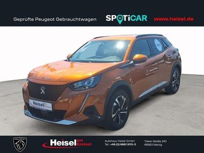 Gebraucht Peugeot e-2008 Allure 100 kW (136 PS) 2021 Orange SUV