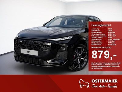 Mythosschwarz Neu 2025 Audi Q3 Sportback Ambiente SUV | 70.590 € (Etwas zu teuer)