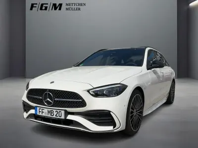 Gebraucht Mercedes C300 AMG 265 PS (194 kW) 2026 Unilack polarweiß Kombi