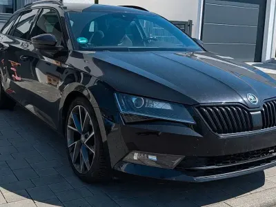Gebraucht Skoda Superb SportLine 190 PS (139 kW) 2017 Schwarz Limousine