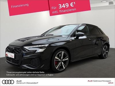 Mythosschwarz metallic Gebraucht 2023 Audi A3 Sportback e-tron S-Line Kleinwagen | 31.890 € (Teuer)