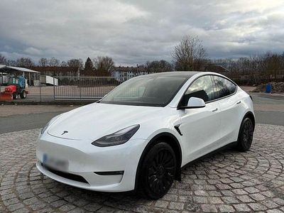 Gebraucht Tesla Model Y Long Range AWD 378 kW (514 PS) 2024 Weiß SUV