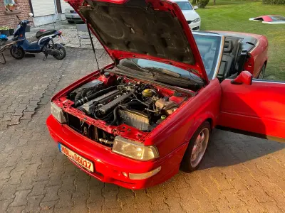 Occasion Audi 80 230 ch (169 kW) 1991 Rouge Cabriolet