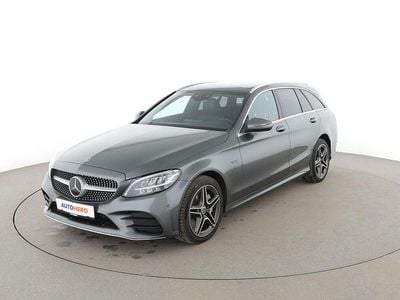 Usata Mercedes C300e AMG line 306 CV (225 kW) 2021 Grigio Station wagon