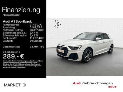 Gebraucht Audi A1 S-Line 150 PS (110 kW) 2025 Gletscherweiß metallic/mythoss Limousine
