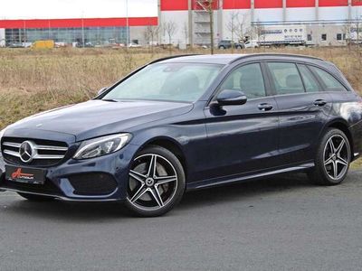 gebraucht Mercedes C250 d T 9G *AMG/Distronic/Comand/Night/Leder*