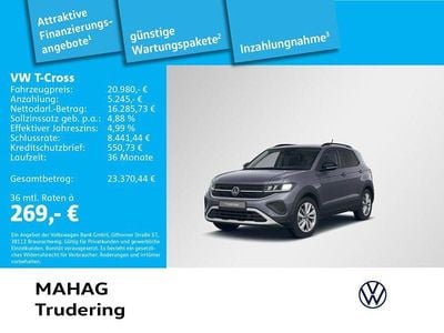 Grau Gebraucht 2025 VW T-Cross Goal SUV | 20.980 € (Guter Preis)