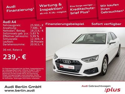 Gebraucht Audi A4 Ambiente 136 PS (100 kW) 2021 Ibisweiß Limousine