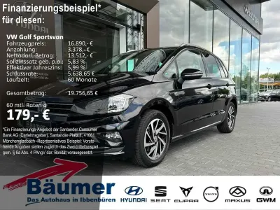 Gebraucht VW Golf Sportsvan Join 131 PS (96 kW) 2019 Schwarz Van / Kleinbus