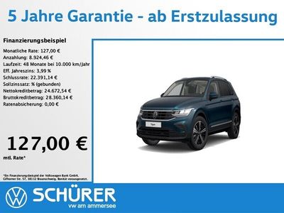 gebraucht VW Tiguan 2.0TDI DSG Active LED AHK Kamera Keyless Spur+ParkAssist Lenkrad+Frontscheibe beheizbar AppConnect Navi