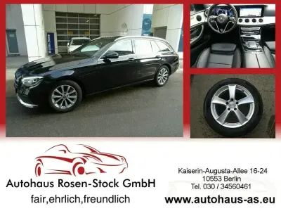 Brugt Mercedes E220 Avantgarde 194 HK (142 kW) 2021 Sort Stationcar