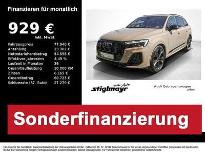 Sakhirgold metallic Gebraucht 2024 Audi Q7 S-Line SUV | 77.940 € (Etwas zu teuer)