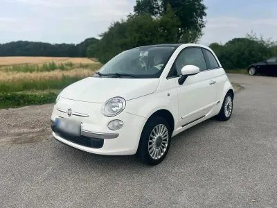 Gebraucht Fiat 500 69 PS (50 kW) 2009 Weiß Cabrio