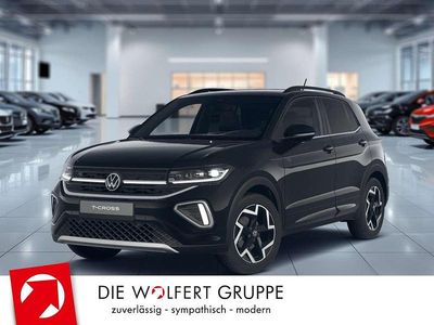 Neu VW T-Cross R-line 116 PS (85 kW) 2025 Deep black perleffekt SUV