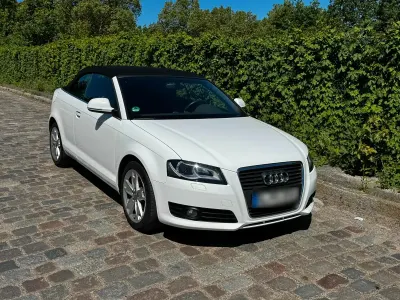 Brugt Audi A3 Cabriolet Ambition 140 HK (102 kW) 2008 Hvid Cabriolet