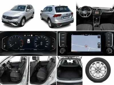 Gebraucht VW Tiguan Allspace Life 150 PS (110 kW) 2022 Silber SUV
