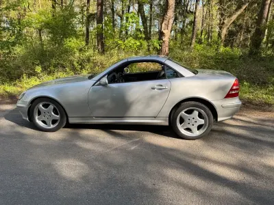 Usata Mercedes SLK200 163 CV (119 kW) 2001 Argento Cabrio