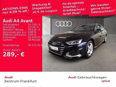Brillantschwarz/brillantschwar Gebraucht 2024 Audi A4 Advanced Kombi | 31.750 € (Guter Preis)
