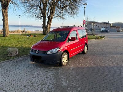 Gebraucht VW Caddy 85 PS (62 kW) 2012 Rot Van / Kleinbus