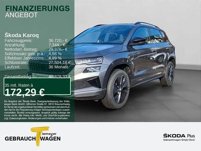 Neu Skoda Karoq SportLine 150 PS (110 kW) 2025 Grau SUV