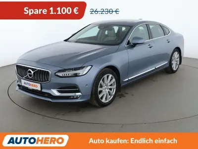 Gebraucht Volvo S90 Inscription 254 PS (186 kW) 2016 Blau Limousine