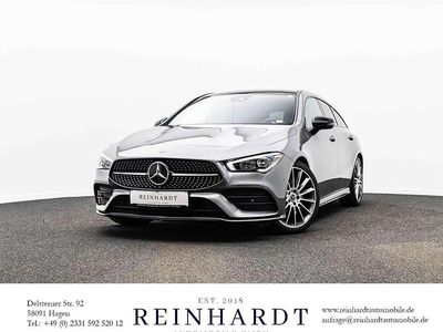 Gebraucht Mercedes CLA250 Shooting Brake AMG line 224 PS (164 kW) 2019 Mountaingrau  met. Kombi