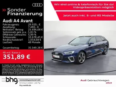 Gebraucht Audi A4 S-Line 204 PS (150 kW) 2023 Blau Kombi