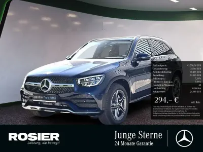Brugt Mercedes GLC300e AMG 320 HK (235 kW) 2021 Blå SUV