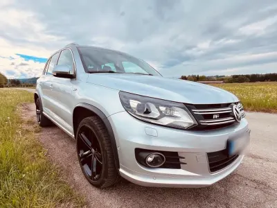 Gebraucht VW Tiguan R-line 125 PS (91 kW) 2016 Silber SUV