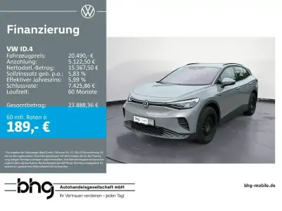 Gebraucht VW ID.4 Pure 125 kW (170 PS) 2022 Grau SUV