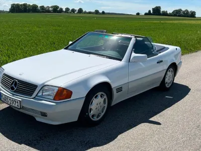 Gebraucht Mercedes SL300 190 PS (139 kW) 1992 Weiß Cabrio