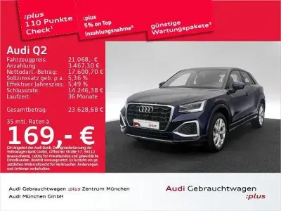 Gebraucht Audi Q2 Advanced Plus 150 PS (110 kW) 2023 Navarrablau metallic SUV