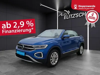 Gebraucht VW T-Roc Cabriolet Style 150 PS (110 kW) 2024 Blau Cabrio