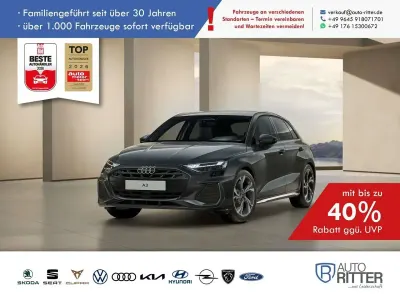 Neu Audi A3 S-Line 150 PS (110 kW) 2026 Grau Limousine