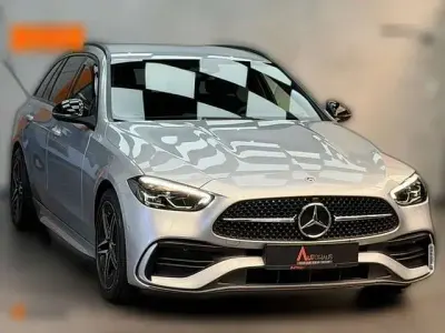Gebraucht Mercedes C220 AMG line 197 PS (144 kW) 2023 Silber metallic