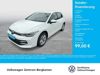 Gebraucht VW Golf VIII Life 150 PS (110 kW) 2025 Weiß Limousine