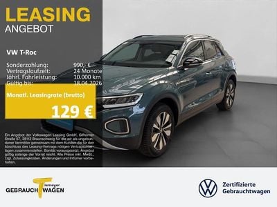 Gebraucht VW T-Roc Goal 116 PS (85 kW) 2025 Blau SUV