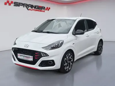 Gebraucht Hyundai i10 N Line 101 PS (74 kW) 2021 Weiß Kleinwagen