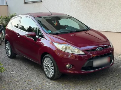Brugt Ford Fiesta 75 HK (55 kW) 2009 Rød Coupe