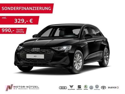 Brillantschwarz Gebraucht 2024 Audi A3 Ambiente Limousine | 25.730 € (Superpreis)